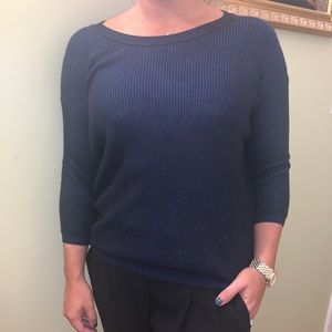 Black and blue sweater